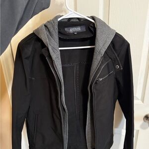 Kenneth Cole Reaction Charcoal and Black Coat